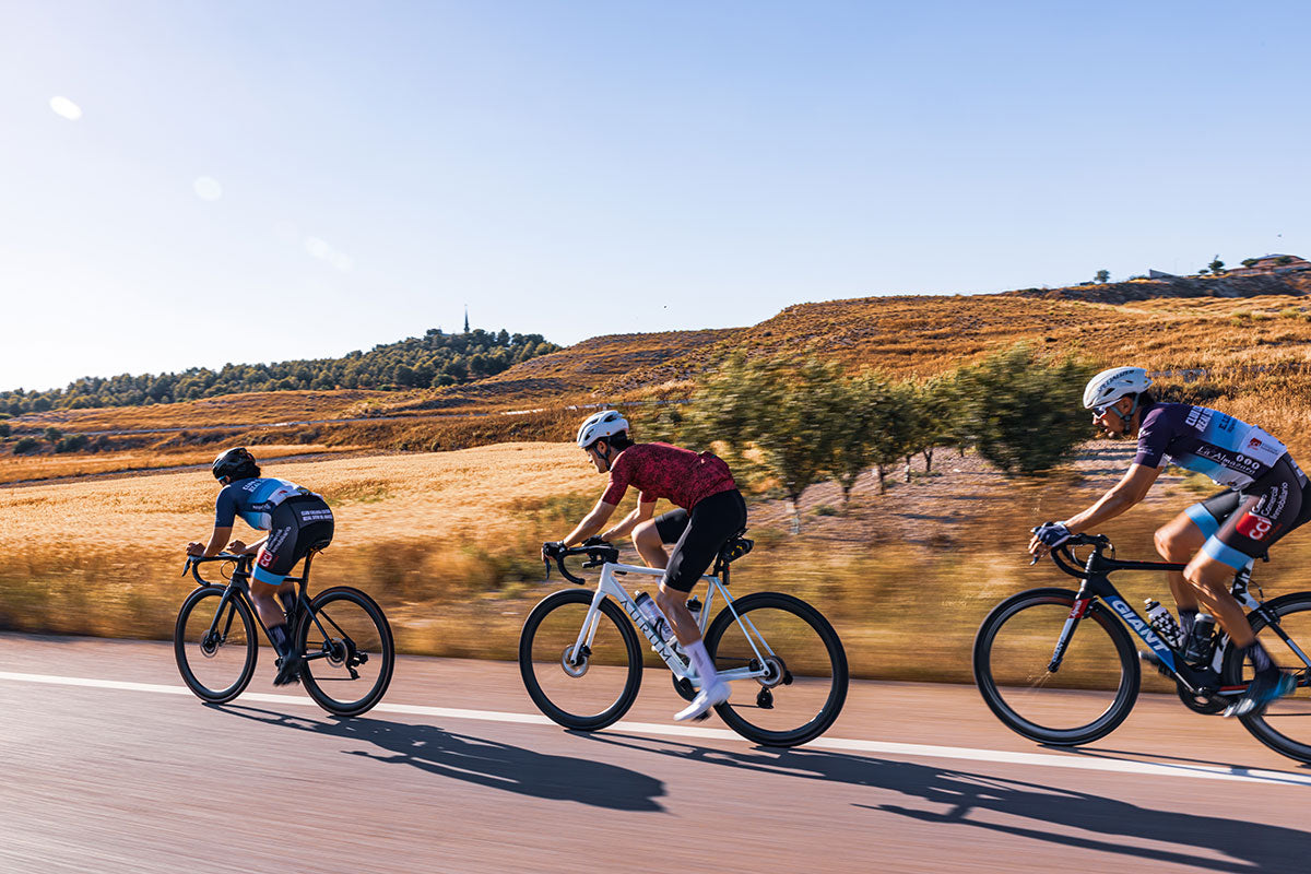 mountain bike with lights