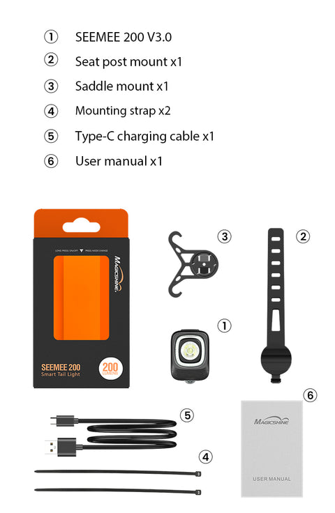 rear back light bike